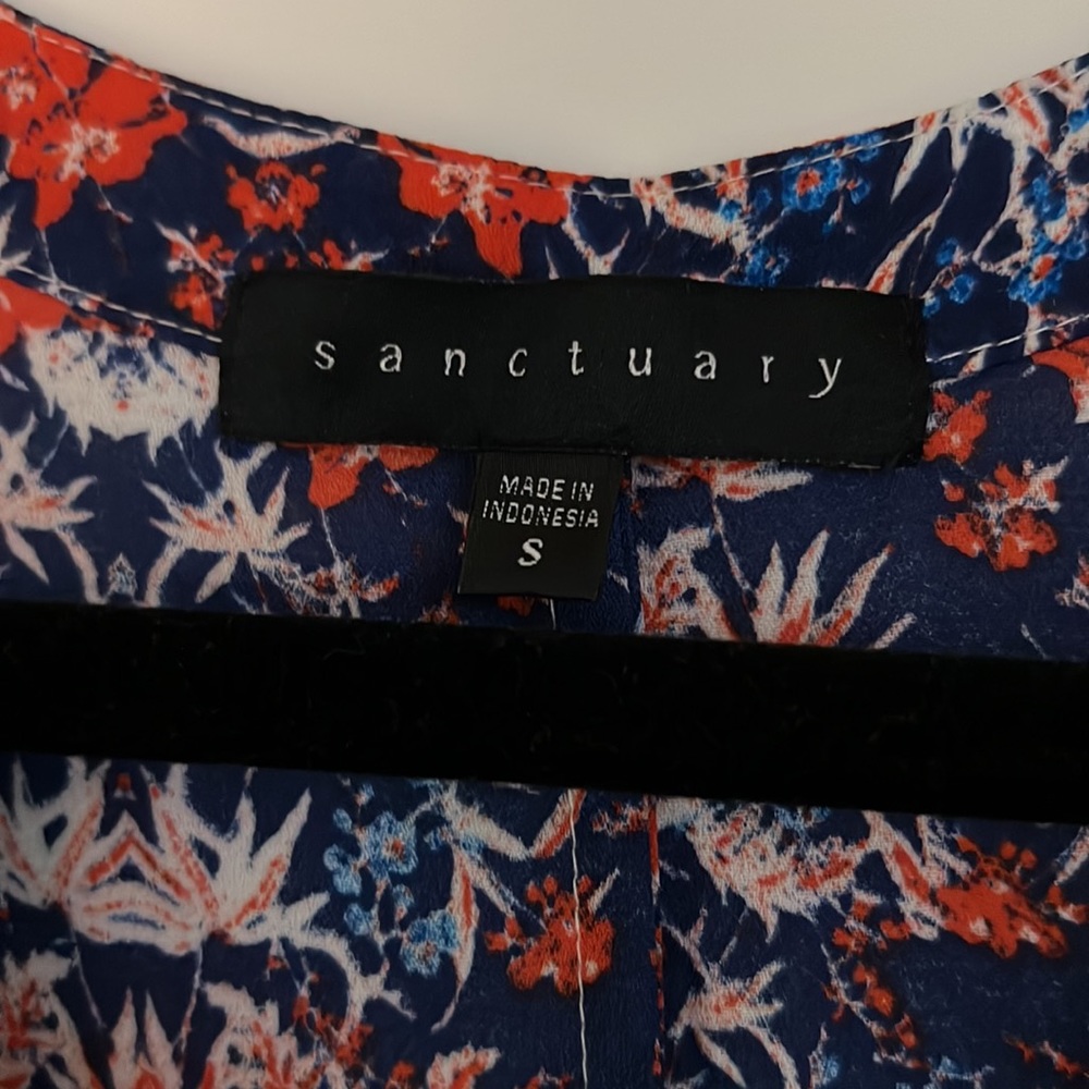Sanctuary Size Small Multicolored Sleeveless Blou… - image 3